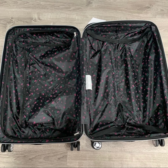 NWT Rare Betsey Johnson Floral Suitcase, Luggage, Travel Bag - 26” - Picture 6 of 10